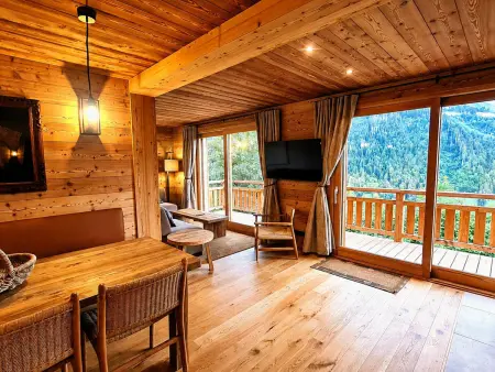 Appartement 80m² vue montagne, terrasse sud - La Clusaz : photo 1