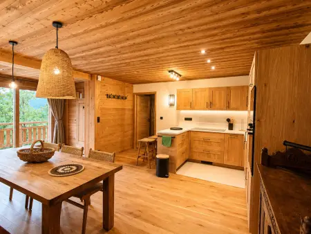 Appartement 80m² vue montagne, terrasse sud - La Clusaz : photo 4