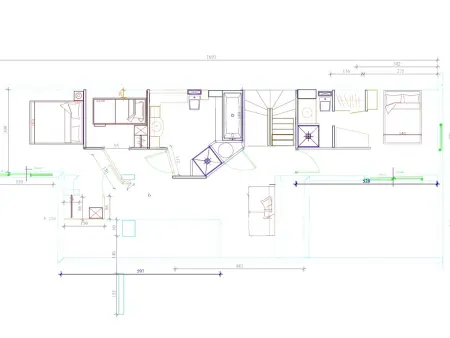 Duplex 12 pers. vue pistes à Gourette avec piscine : photo 12