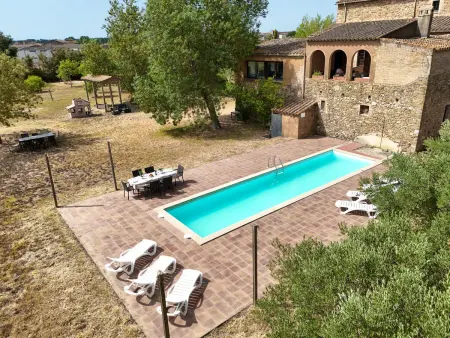 Mas Nualart, ancienne ferme 16 personnes avec piscine : photo 4