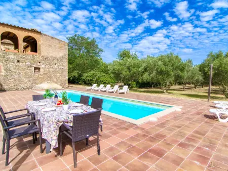 Mas Nualart, ancienne ferme 16 personnes avec piscine : photo 45