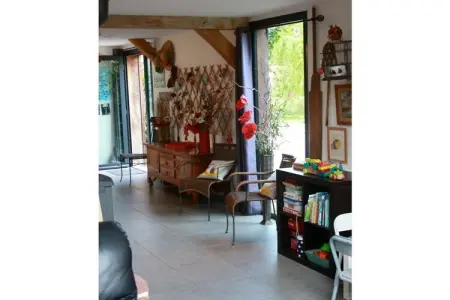 Maison 6 personnes à Beauval-en-Caux, poêle bois : photo 21