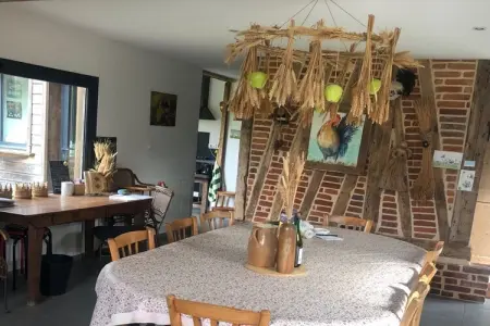Maison 6 personnes à Beauval-en-Caux, poêle bois : photo 24