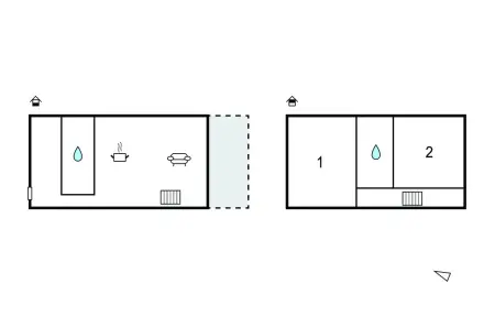 Appartement 2 chambres avec balcon, 550 m de la plage : photo 16