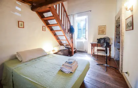 Maison de campagne 10 pers. à Ceri, cheminée & salon double hauteur : photo 16