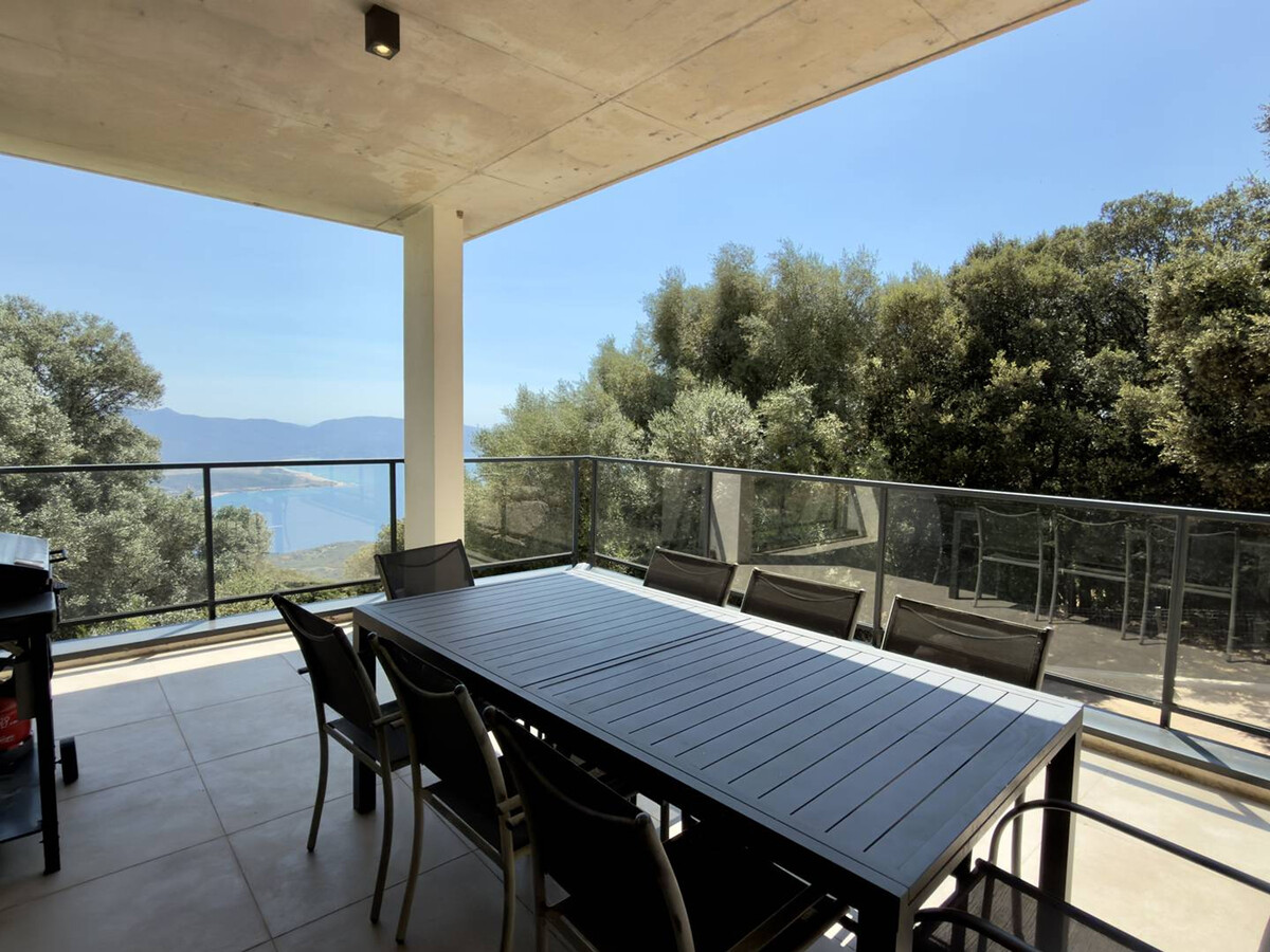 Villa 8 pers. à Olmeto : vue mer et piscine - Photo 9