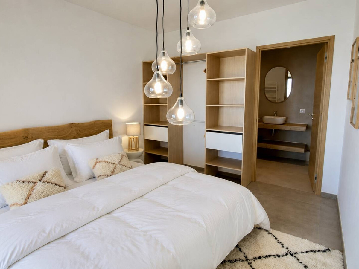 Villa 8 pers. à Olmeto : vue mer et piscine - Photo 12