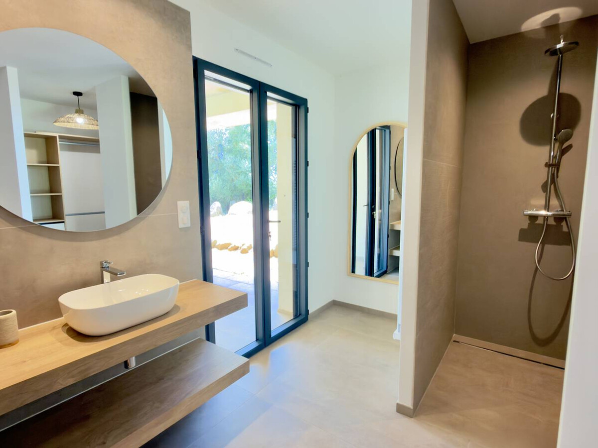 Villa 8 pers. à Olmeto : vue mer et piscine - Photo 23