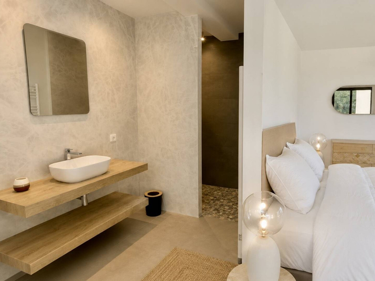 Villa 8 pers. à Olmeto : vue mer et piscine - Photo 27