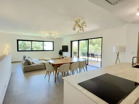 Location villa à Olmeto, Villa avec piscine et clim - 8 pers., vue panoramique