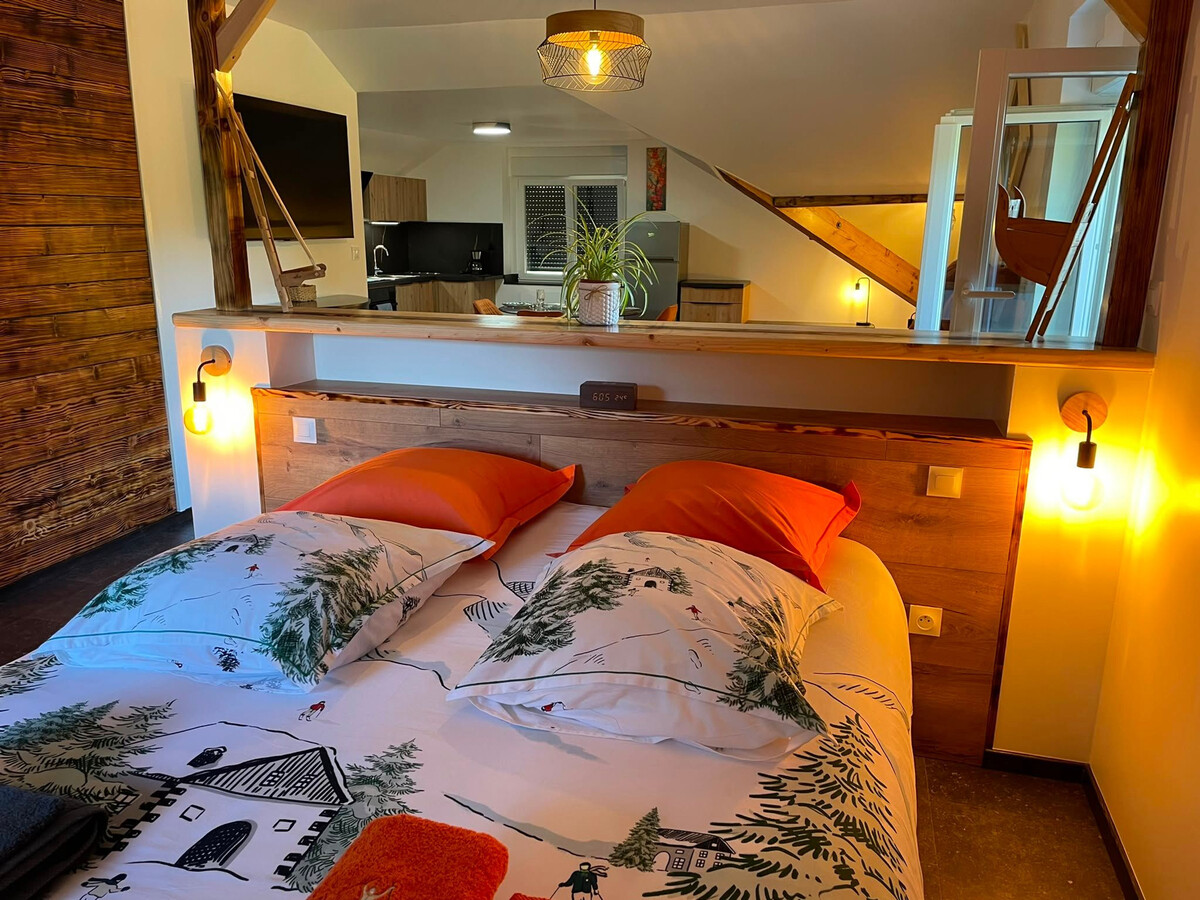 Appartement 2 pers. avec étangs privés à Hadol - Photo 22