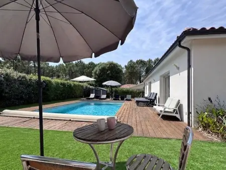 Location villa à Moliets et Maa, Villa avec piscine, WiFi - 10 pers.