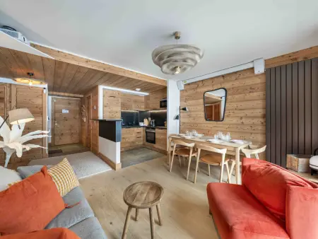 Appartement 4 pers. Mottaret, terrasse et home cinéma : photo 3