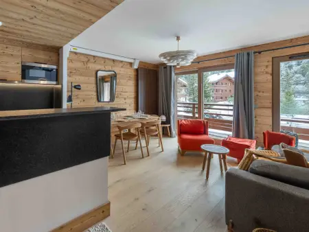 Appartement 4 pers. Mottaret, terrasse et home cinéma : photo 7