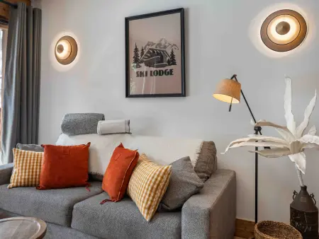 Appartement 4 pers. Mottaret, terrasse et home cinéma : photo 9