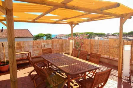 Appartement 6 pers. avec terrasse 105 m² vue mer, Castiglione della Pescaia
