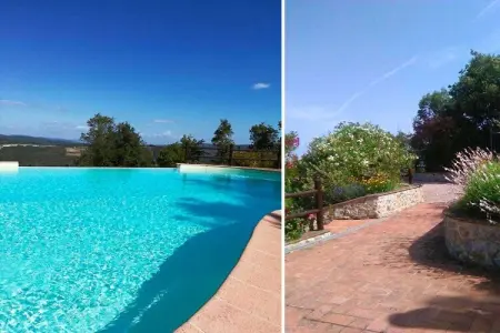 Villa toscane avec piscine débordement à Pari : photo 9