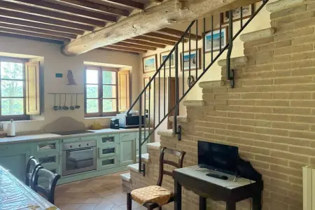 Villa toscane avec piscine débordement à Pari : photo 30