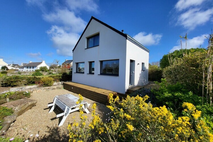 Maison avec vue mer à Plouhinec, jardin plein sud - Photo 4