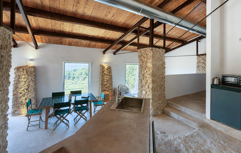 Maison en pierre à Roccantica, piscine privée et poutres apparentes - Photo 4