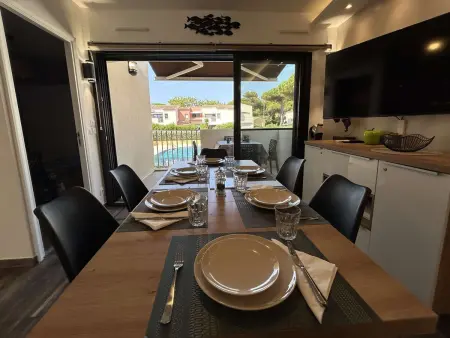 Appartement 6 pers. avec piscine et parking à Cap d'Agde : photo 10