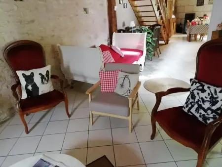 Maison tourangelle restaurée, jardin 700 m² - Luzillé : photo 11
