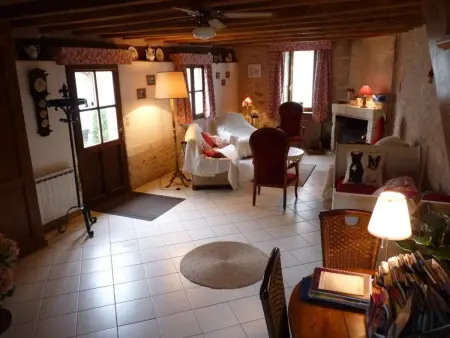 Maison tourangelle restaurée, jardin 700 m² - Luzillé : photo 14