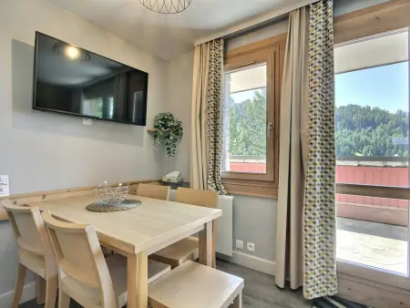 Appartement 2 pièces vue station à La Plagne 1800 : photo 5
