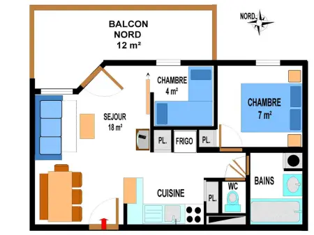 Appartement 6 pers. avec parking, Lanslevillard : photo 6