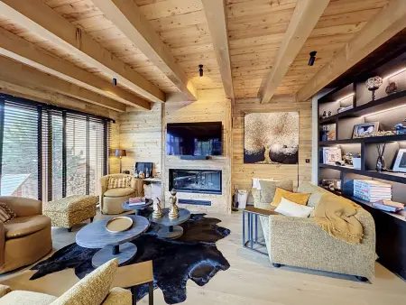 Location chalet à Combloux, Superbe demi-chalet au cœur du village - 8 pers.