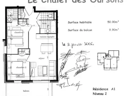 Appartement 4 pers. avec piscine à Crest-Voland : photo 11