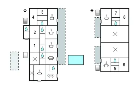 Maison 12 chambres avec piscine privée en Ombrie : photo 31