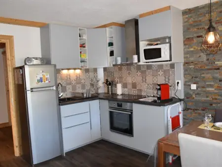 Appartement avec balcon et vue sur montagne, Appartement 8 personnes à Montgenèvre : photo 4