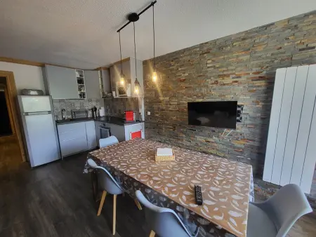 Appartement avec balcon et vue sur montagne, Appartement 8 personnes à Montgenèvre : photo 13
