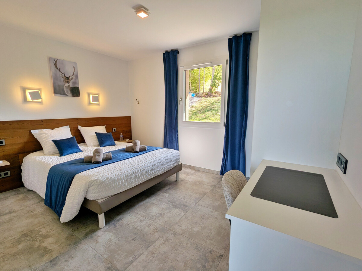 Gîte 11 pers. Fraize : spa, vue Vosges, 5 chambres - Photo 11