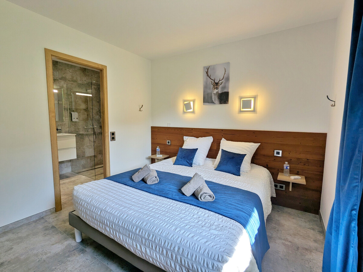 Gîte 11 pers. Fraize : spa, vue Vosges, 5 chambres - Photo 12