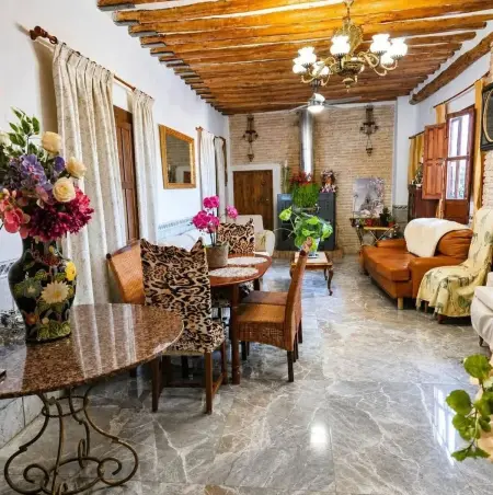 Maison de campagne à Diezma avec cheminée, terrasse et vue montagne : photo 11