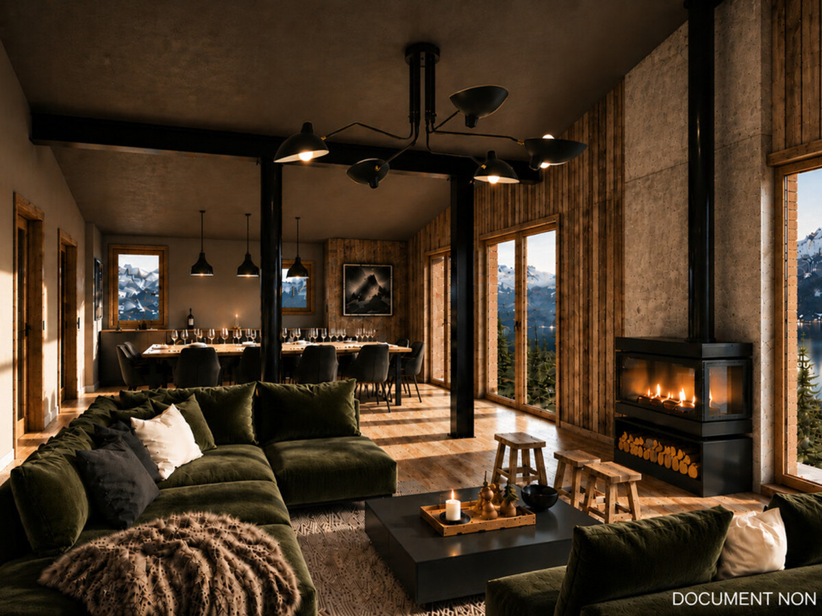 Chalet Josephine & Napoleon, 15 pers., vue pistes - Photo 2