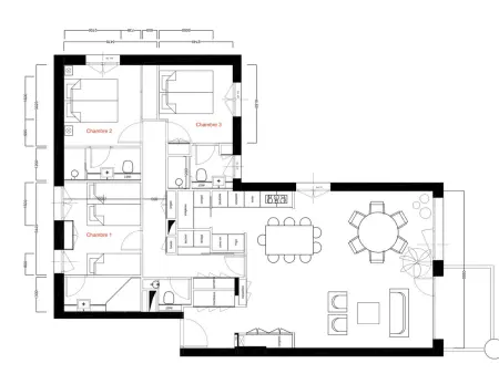 Appartement chalet 8 pers., centre Val-d'Isère, 2 min des pistes : photo 15