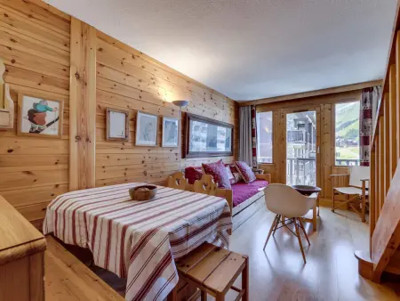 Duplex 4 pers. vue pistes - Val Village Val-d'Isère : photo 1