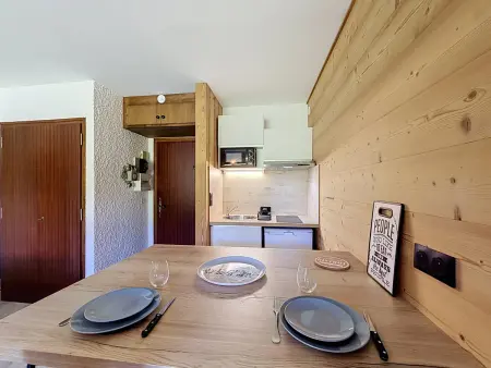 Studio 25m² vue Mont-Blanc, pied des pistes : photo 3