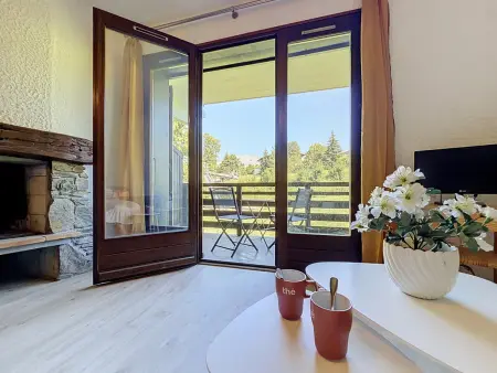 Studio 25m² vue Mont-Blanc, pied des pistes : photo 5
