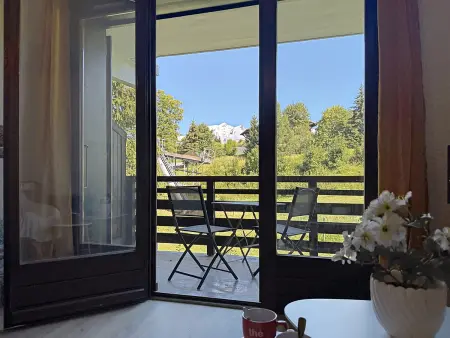 Studio 25m² vue Mont-Blanc, pied des pistes : photo 12