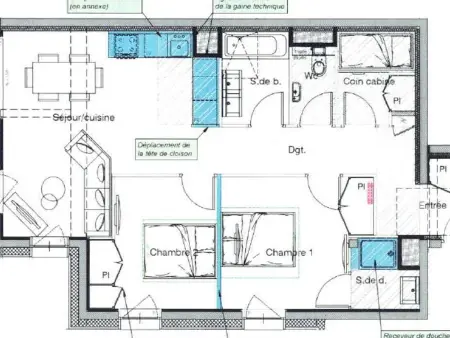 Appartement 6 pers. Méribel, vue vallée, accès pistes 200m : photo 2