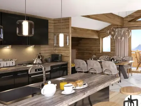 Appartement 6 pers. Méribel, vue vallée, accès pistes 200m : photo 3