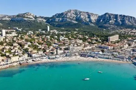 Appartement 50 m² Marseille, climatisation et balcon vue ville : photo 31