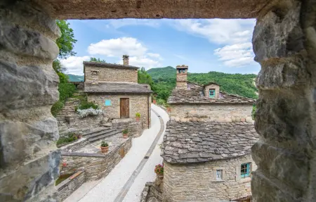 Maison pierre Toscane avec piscine et rivière : photo 18