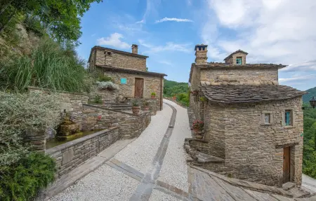 Maison pierre Toscane avec piscine et rivière : photo 25