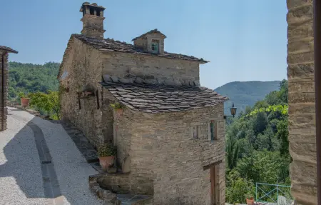 Maison pierre et poutres en Toscane, piscine & nature : photo 7
