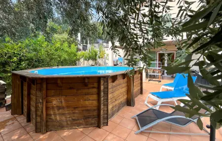 Villa les Oliviers avec piscine à Châteauneuf-Villevieille : photo 6